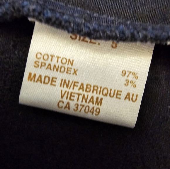 Blue jacket With white stitching - Picture 6 of 6